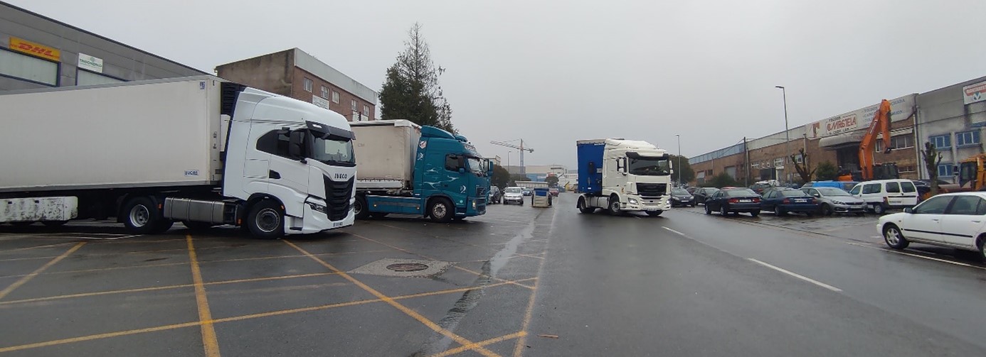 Figure 2. Parking lot in Tambre Industrial park - GEAMA